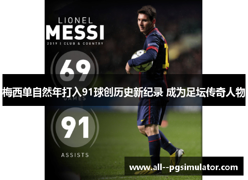 梅西单自然年打入91球创历史新纪录 成为足坛传奇人物